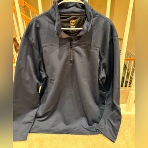 Timberland Men's Dark Blue Quarter-Zip Jacket